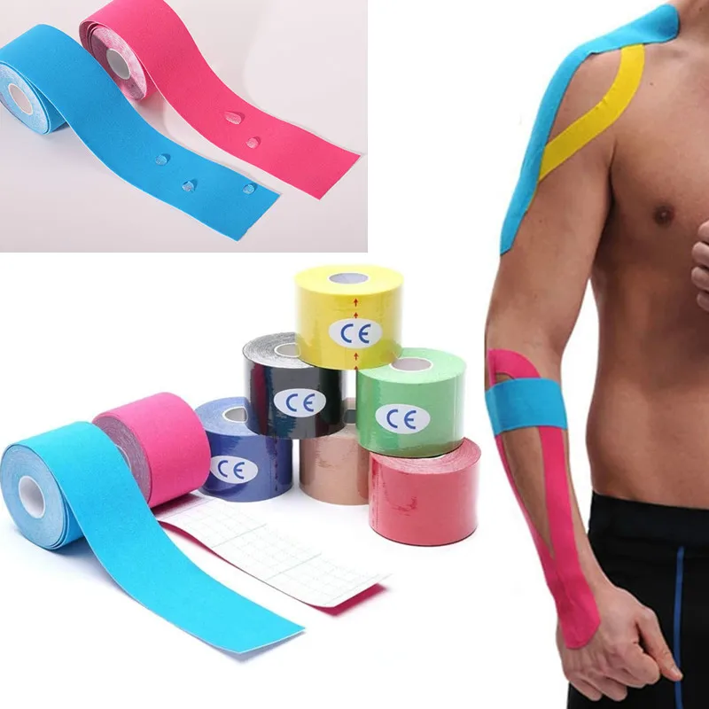 KDD-vendaje de limpieza suave elástico autoadhesivo de colores, cinta de gasa para tratamiento de primeros auxilios, salud médica, cuidado de emergencia, 5m