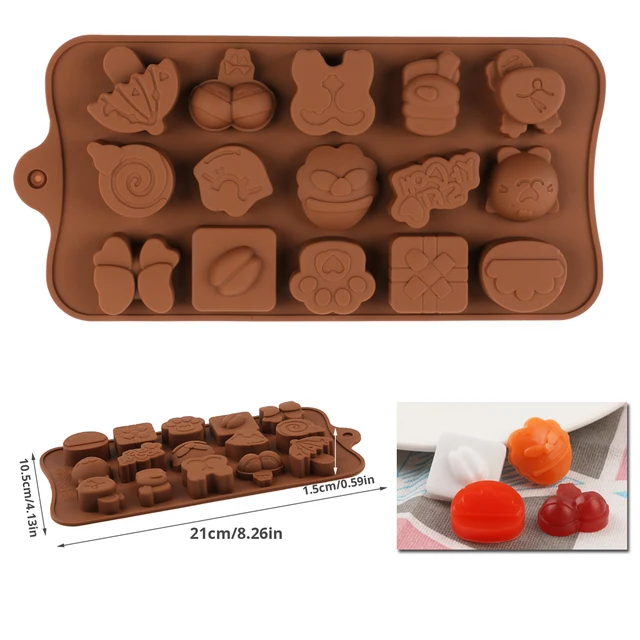 New Chocolate Molds Silicone Food Grade Non-stick Cake Baking Design Candy Mold SILICON 3D Mold Kitchen Gadget DIY Chocolate 1