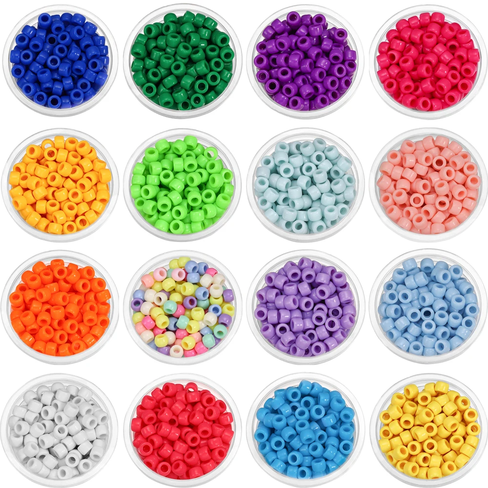 50-200pcs/lot 8.3x5.8mm Charm Czech Multi ABS Acrylic Beads For DIY Bracelet Necklace Earring Jewelry Making Accessorie Supplies