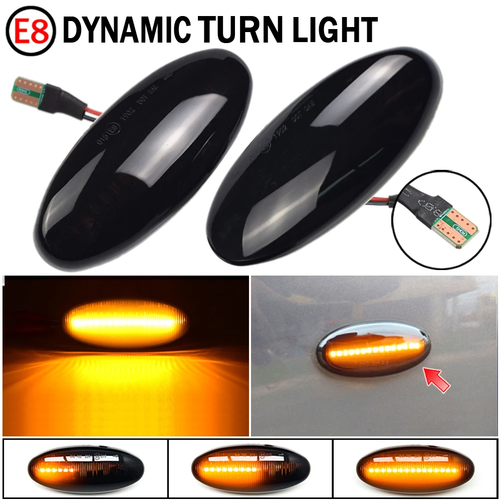 Flashing Side Repeater Lamp Turn Signal Light For Nissan Navara D22