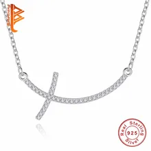 925 пробы серебряные Модные Простые ожерелья для девочек ожерелье с подвеской ювелирные изделия подарок для влюбленных