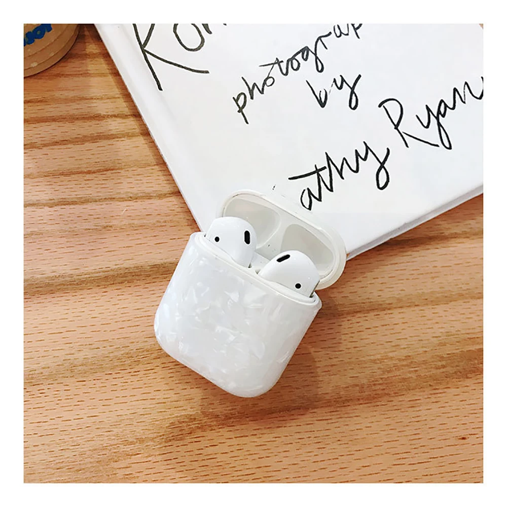 Для Apple AirPod 2 Чехол блеск наушники роскошный мягкий прозрачный чехол из ТПУ для