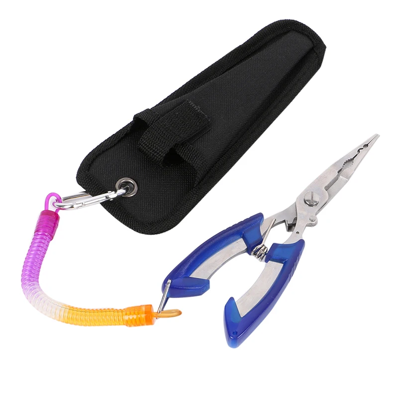 

2019Stainless Steel Fishing Pliers Scissors Line Cutter Remove Hook Fishing Tackle Tool CK41