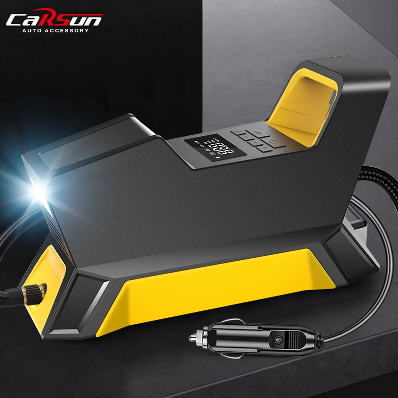

CARSUN Digital Tire Inflator DC 12 Volt Car Portable Air Compressor Pump Car Air Compressor for Auto Car Motorcycles Bicycles