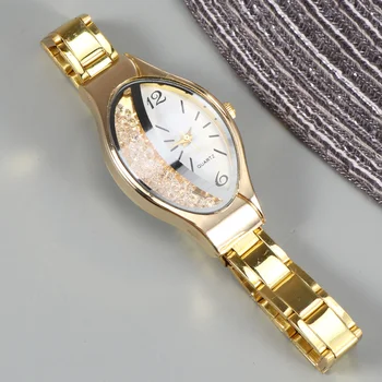 

Delicate Women Watche Creative Wrist Watch Exquisite Quartz Watch Birthday Gift for Female Ladies (Black)