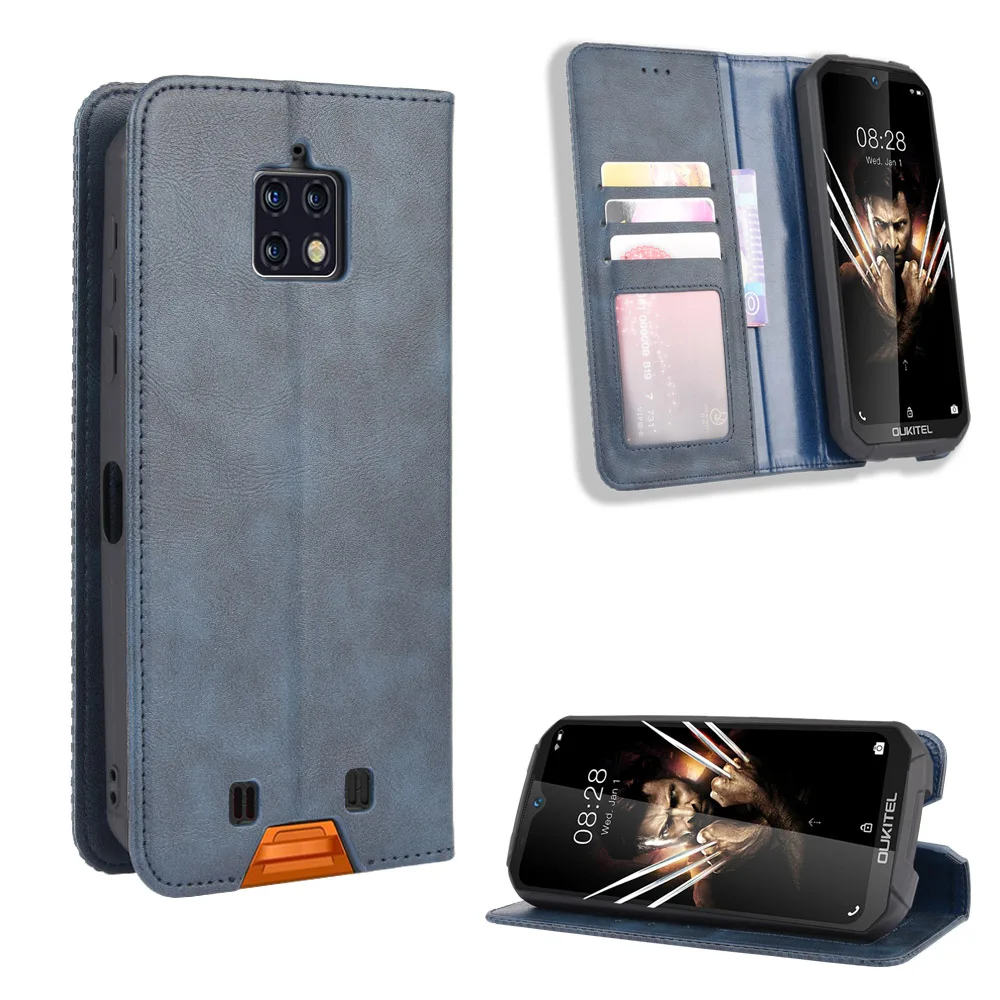 Vintage Leather Wallet Phone Case with Photo Frame and Flip Style Design