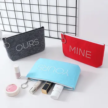 

Simple Letter Printed Zipper Pencil Cases Pen Box Travel Small Cosmetic Storage Bag Pencilcase for Girl School Stationery Supply