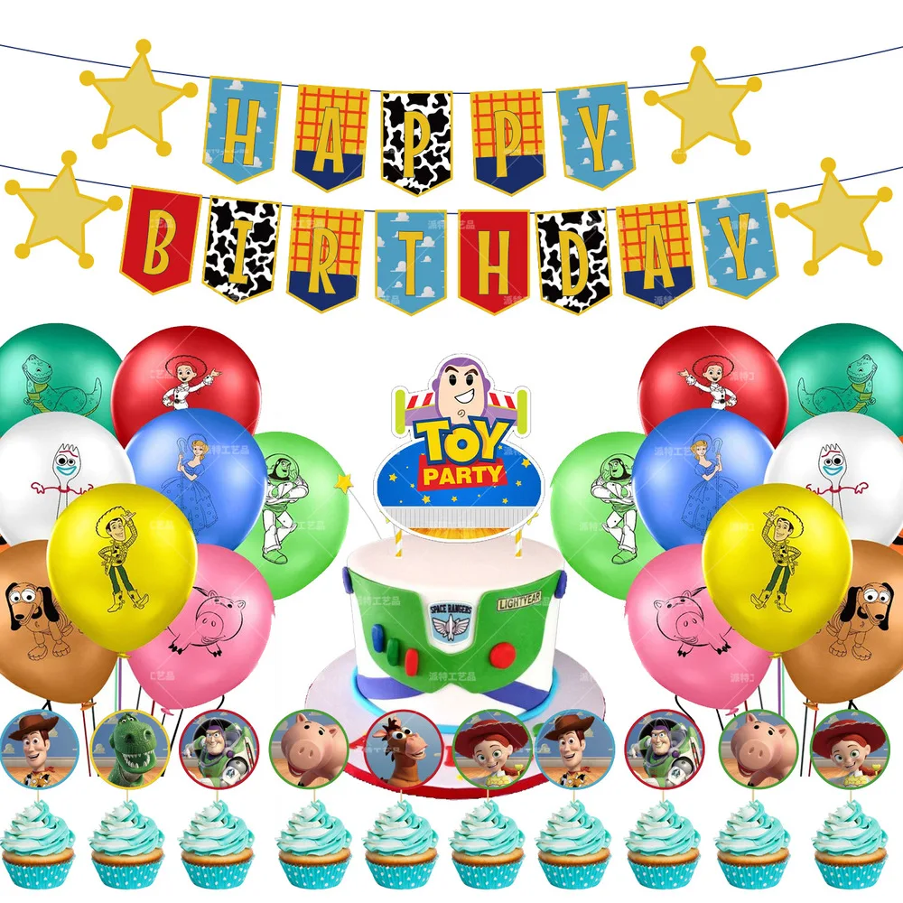 Воздушные шары Toy Story Hu Di Buzz Lightyear для вечеринки украшение детского дня рождения