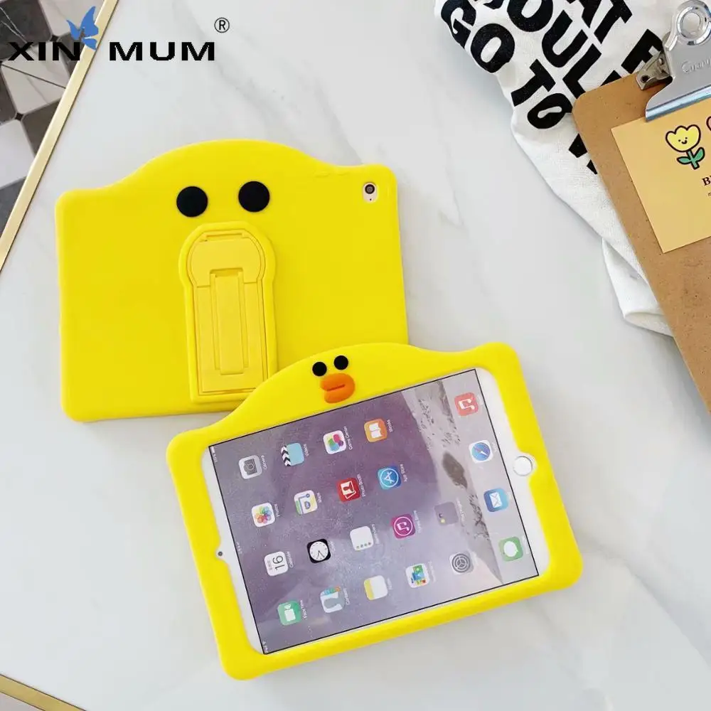 

Adjustable Kickstand Design Cartoon Case for IPad 10.2 7th Generation Silicon Case for IPad Pro 10.5 11 Cute Duck Shell Funda
