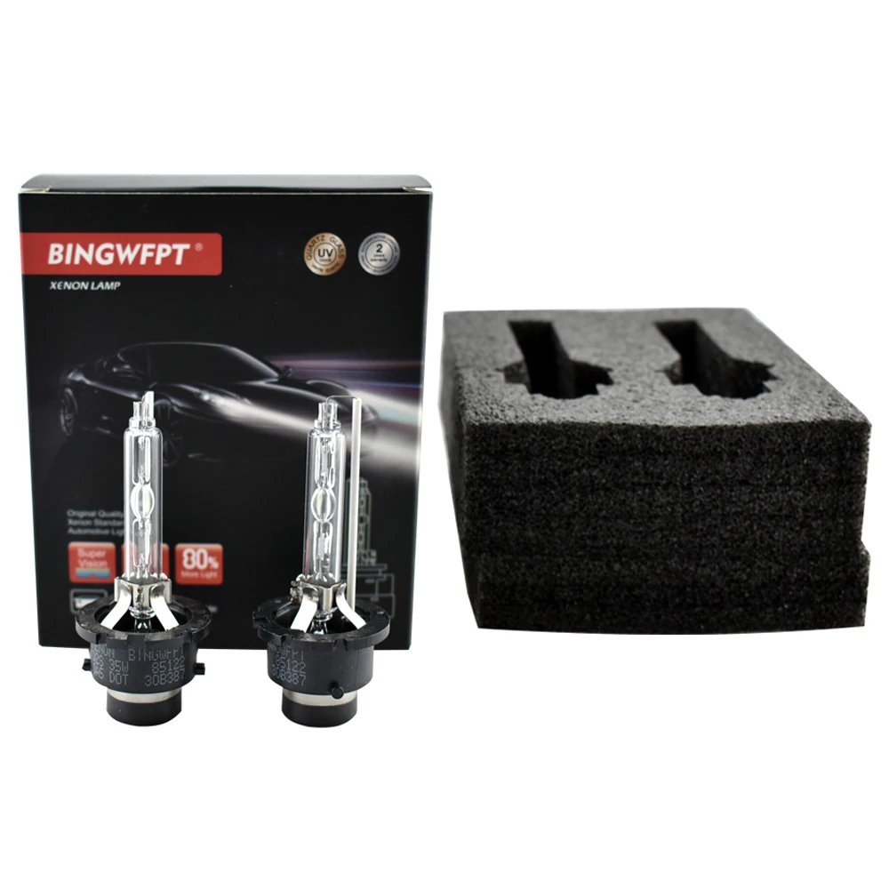 1pair Car Styling HID D2S D2R D4S D4R 4300K 5000K 6000k HID Xenon bulb Headlight Auto lamp Replacement Front Light