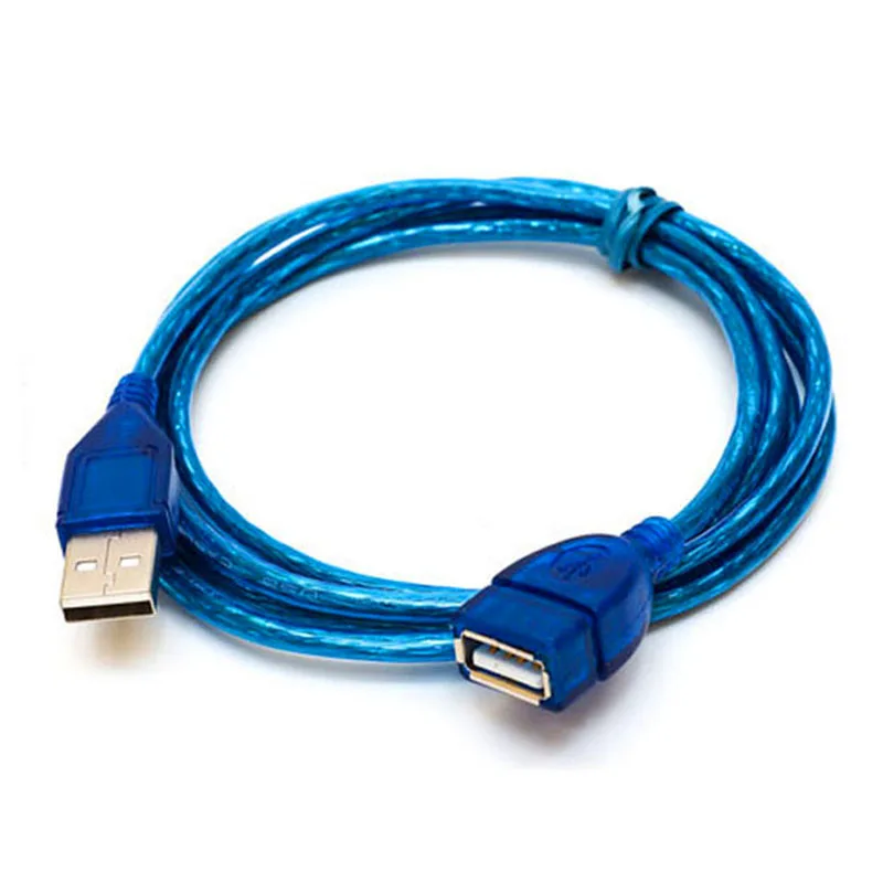 1 шт., 3 м/9,8 Фута, USB 2,0, удлинитель кабеля, удлинитель для мужчин и женщин, устойчивый к коррозии, полностью совместим с USB 1,1, USB 2,0