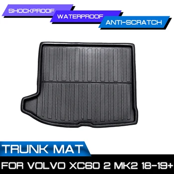 

For Volvo XC60 2 MK2 2018 2019+ Rear Trunk Boot Mat Floor Carpet Boot Cargo Liner Luggage Tray Mud Protector Waterproof