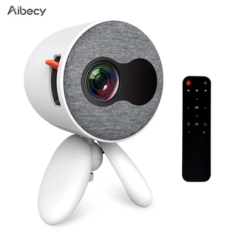 

Aibecy YG220 Portable Multimedia Projector Video Player 1080P Mini LED Projector Supported 1000 Lumens for Home Entertainment