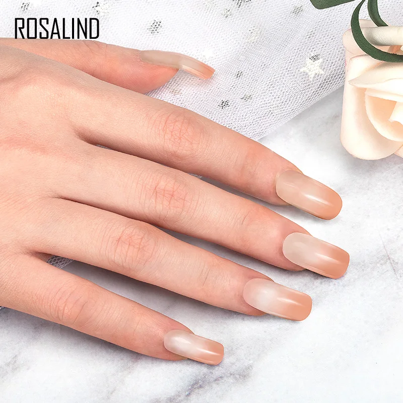 Гель для наращивания ногтей ROSALIND гель гибридные Лаки полимерный блеск все