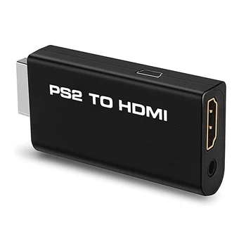

PS2 to HDMI Video Converter Adapter with 3.5mm Audio Output game To HDMI Connector Support 480i 576i 480P for HDTV