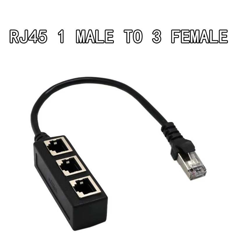 Компьютерный разъем провод RJ45 штекер двойной гнездо LAN 0. Разветвитель кабель