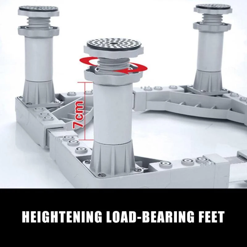 

Laundry Washing Machine Base Washing Machine Pedestal Raised Stand Adjustable Universal Fridge Base Hot