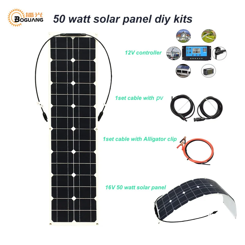 50W solar panel kit 