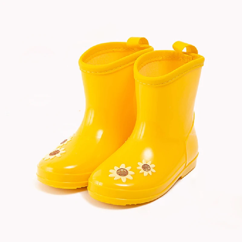 kids ankle rain boots