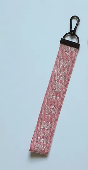 KPOP Blackpink Twice Exo Got7 IZONE SEVENTEEN брелок для ключей нитки для вышивки подвесная веревка для телефона кольцо шнур - Цвет: TWICE-short 1pcs