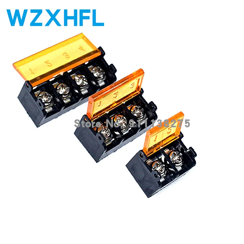 HB9500-2P 3P 4P 5P 6P 7P 8P 9P 10Pin PCB Screw Terminal Block Connector HB-9500 300V 30A Lid Barrier Terminal 9.5MM Pitch 2/5pcs pcb terminal block connector