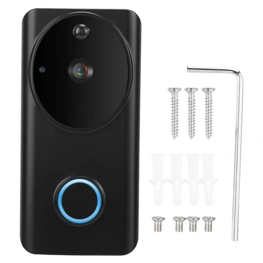 

Wireless Doorbell 720P HD Smart Security WiFi Video Intercom IR PIR Night Camera Door Bell