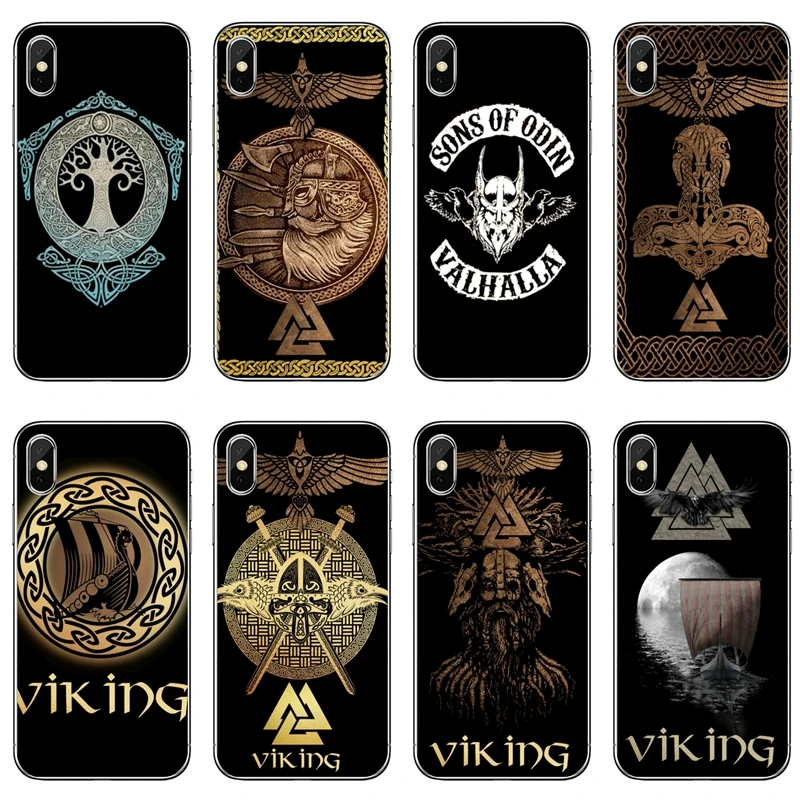 Мягкий силиконовый чехол для телефона iPhone 11 Pro XS Max XR X 8 7 6 6S Plus 5 SE 4 iPod Touch Viking Warrior |