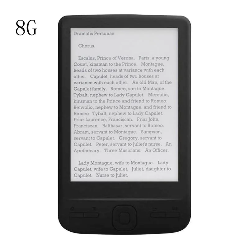 Прочный Мини 4,3 дюймовый считыватель электронных книг с экраном E-Ink электронная Бумажная книга с передним светильник с поддержкой карт TF подарок для сотрудников - Цвет: 8G
