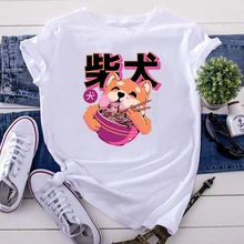 Special Offers Funny Kawaii Lovely Shiba Cartoon Image Woman Tshirts Roud Neck Cotton T-Shirt For Women Harajuku Fashion Short Sleeve Tops Special Offers Funny Kawaii Lovely Shiba Cartoon Image Woman Tshirts Roud Neck Cotton T-Shirt For Women Harajuku Fashion Short Sleeve Tops