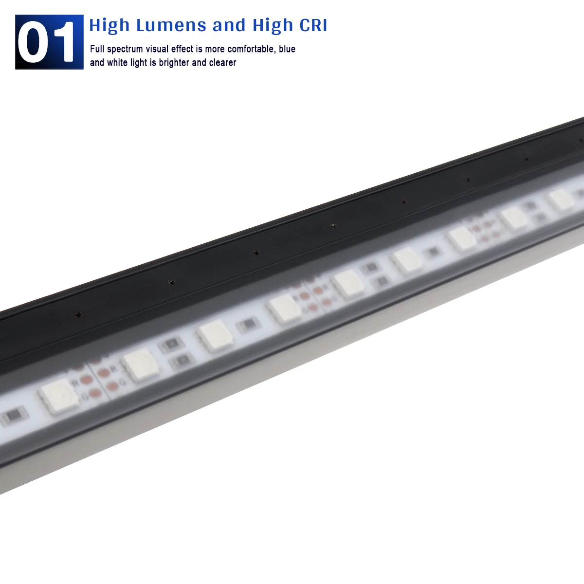 APP 제어 RGB 버블 램프 AC 110V-240V LED 수족관 물고기 탱크 빛 수족관 물고기 탱크 빛 원격 제어