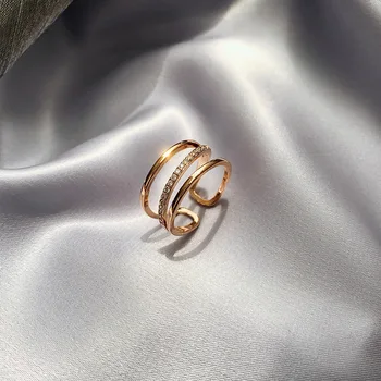 

2020 Fashion New 925 Sterling Silver Open Ring Index Finger Adjustable Ring For Women Vintage Jewelry