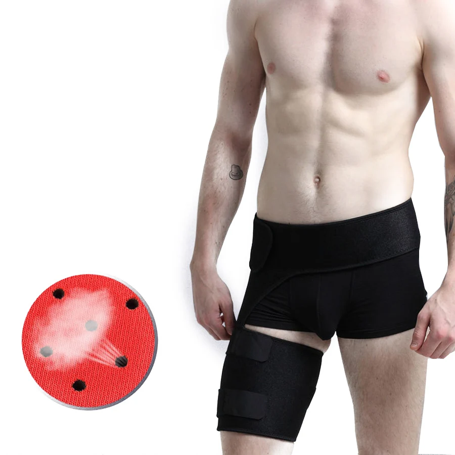 

Fitness Leggings Groin Belt Groin Strain Support Anti-Muscle Strain Diaper Belt Weightlifting Leggings Inguinal belt gym belt
