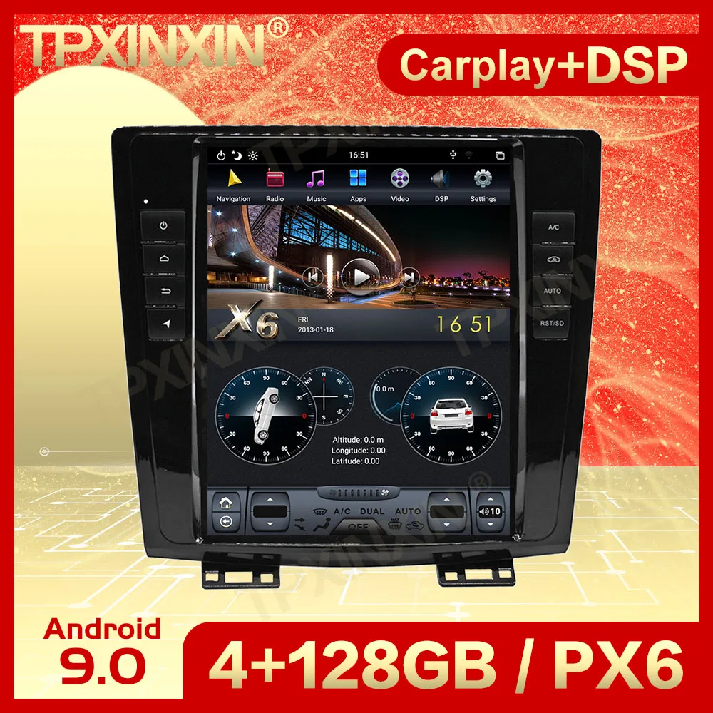 Carplay 2 Din Android 9 Tesla Screen Multimedia Stereo Per Great Wall Haval H6 2015 2016 2017 2018 Bt Navigation Video Head Unit