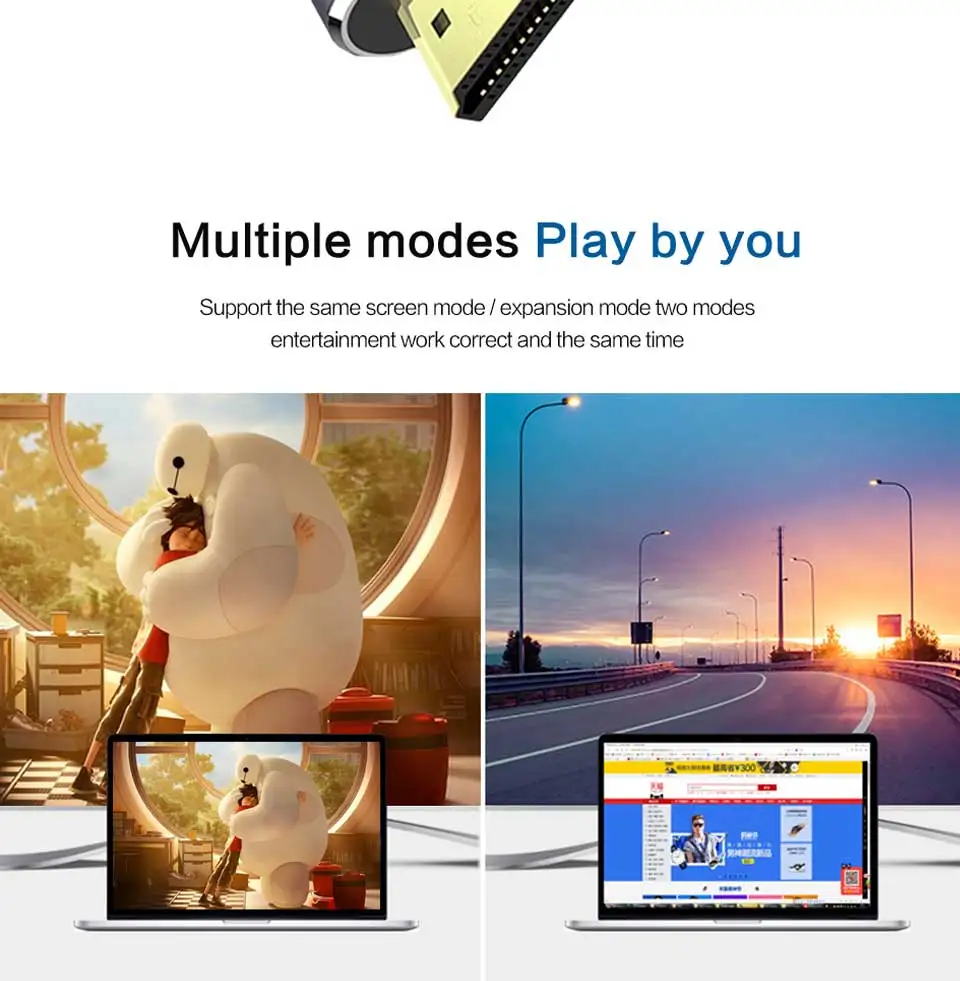 usb c to hdmi cable Compatible adapter 4k 60HZ usb type c to hdmi 2.0  Thunderbolt 3 cable for Macbook Huawei Mate10 Sumsang S8 USB Cables