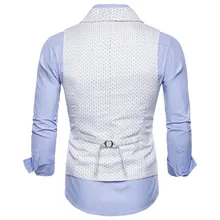 18 лет, осень и зима, новые продукты, узор в горошек, двубортный жилет с несколькими карманами, мужской жилет