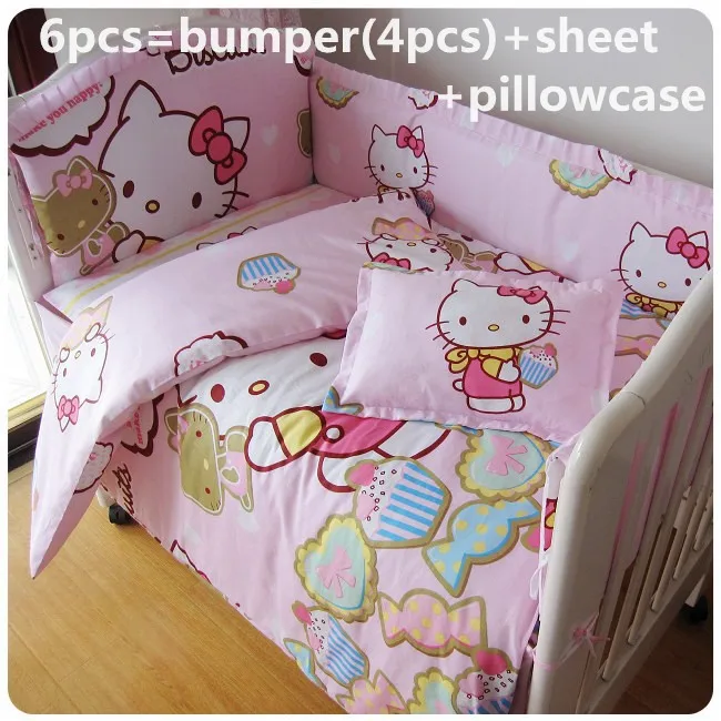 6-7PCS-Nursery-Crib-Bedding-Set-100-cotton-crib-bedding-set-of-pieces-unpick-and-wash
