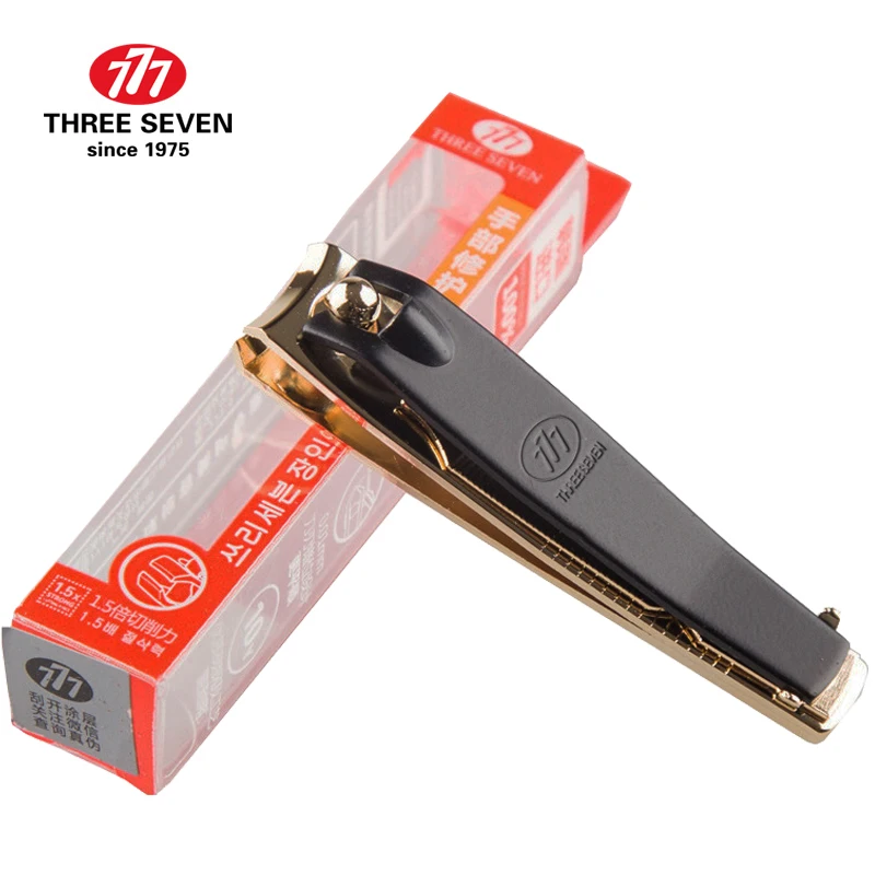 THREE SEVEN 3Sizes 1Pc Nail Clippers Fingernail Scissor Toenail Cutter Manicure Pedicure Nail Care Tools Trimmer with Files