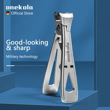 Nail Clippers Stainless Steel Manicure Fingernail Cutter Wide Jaw Opening Thick Hard Toenail Scissors Tools With Nail File