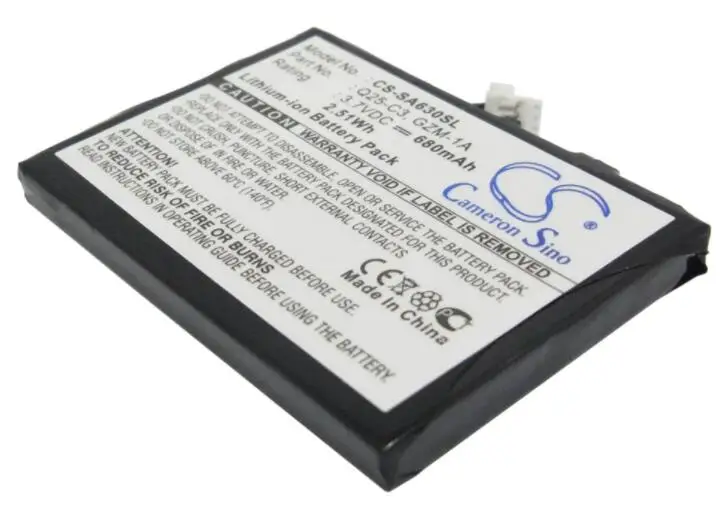 Cameron sino 680 мАч аккумулятор для Philips GoGear HDD6330 30 Гб GZM-1A Q25-C3 MP3, MP4, аккумулятор pmp