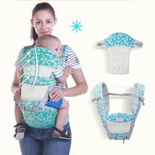 Эргономичный Слинг младенческой поясной ремень дети Хипсит слинг передняя сторона кенгуру вентилируемый слинг для ребенка путешествия 0-36 м