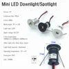 Small Spot Light 1W Mini LED Spotlight 12V Dimmable 15mm Cutout Recessed Downlight IP65 Ceiling Lamp Showcase Display Lighting 3