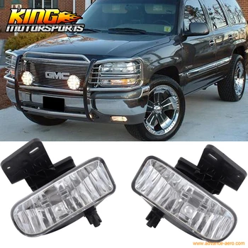 

Fit For GMC Sierra Yukon XL Front Chrome Housing Clear Lens Fog Lights Lamps 881 Bulbs USA Domestic Free Shipping Hot Selling
