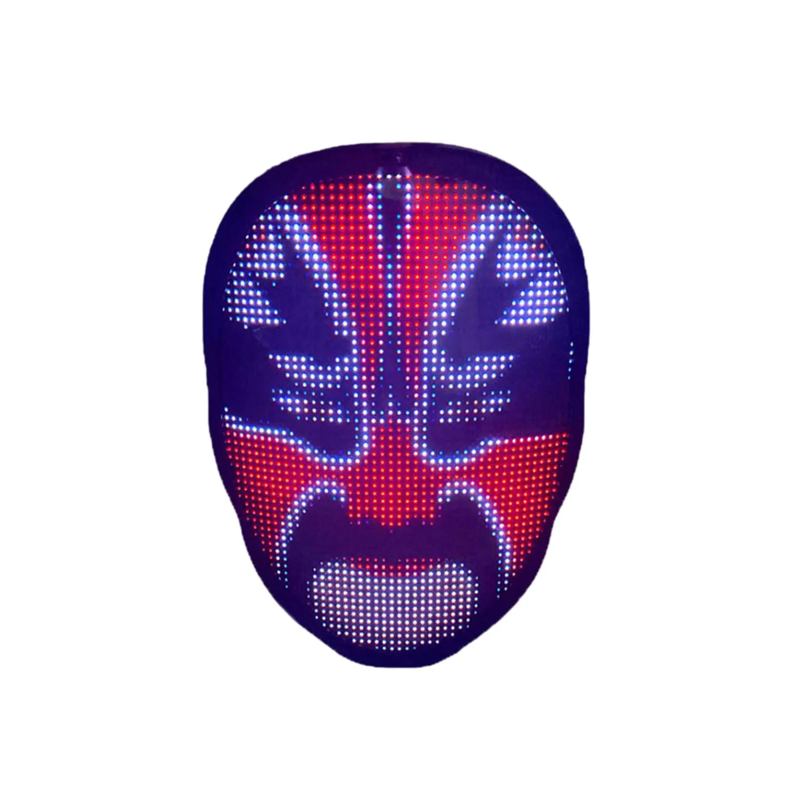 RGB Led Face Mask With Bluetooth App Luminous Shining Light Up For Costume Cosplay Halloween Christmas Party Portable | Дом и сад