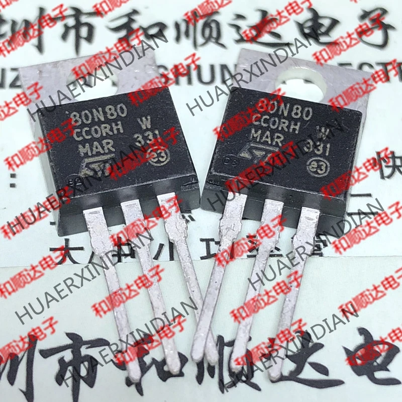 20 шт./лот 80N80 STP80N80 TO-220