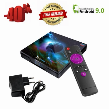 

H10 Pro Smart Set TV Box Android 9.0 6K Video TV Box New UI Set Top Box 2.4G 5G WiFi 6K Media Player EU Plug