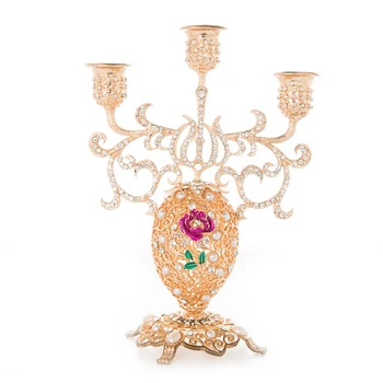 

European Baroque Western Restaurant Decoration Wrought Candle Holders Home Decoration Crafts Wedding Decorations