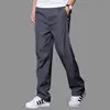 Men's Quick Drying Pants Elastic Waist Summer Men Breathable Pants polyester sport Pants Mens Straight sweatpants 3