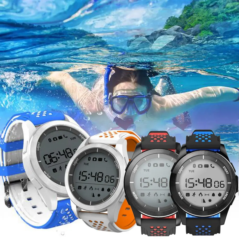 360 градусов водонепроницаемые Bluetooth Смарт-часы монитор здоровья спортивный браслет Android IOS монитор сердечного ритма фитнес-трекер