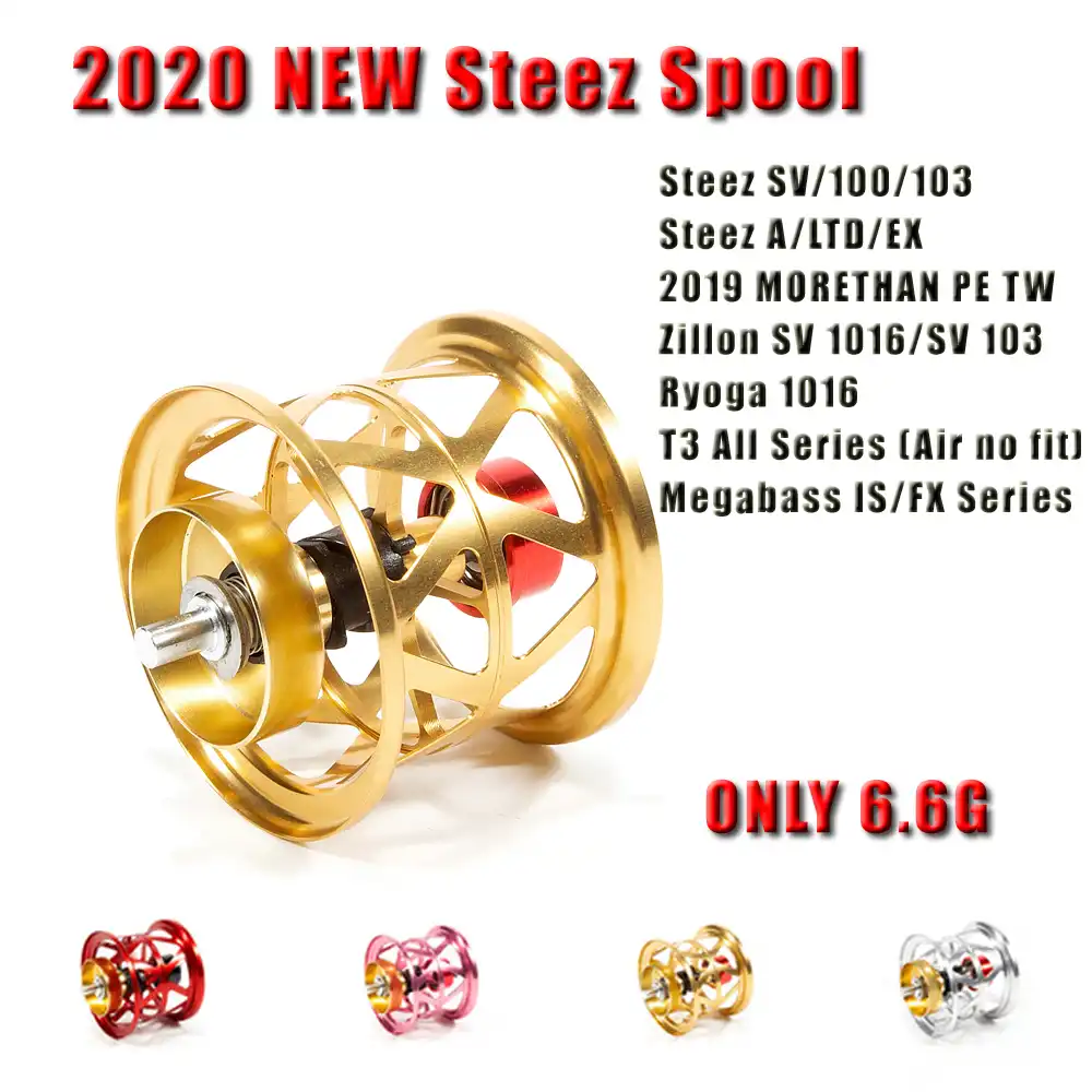New 6 6g Bfs Diy Fishing Spool For Steez Sv 100 Morethan Pe Tw Zillion Sv Ryoga 1016 T3 Megabass Is Fishing Reel Fishing Reels Aliexpress