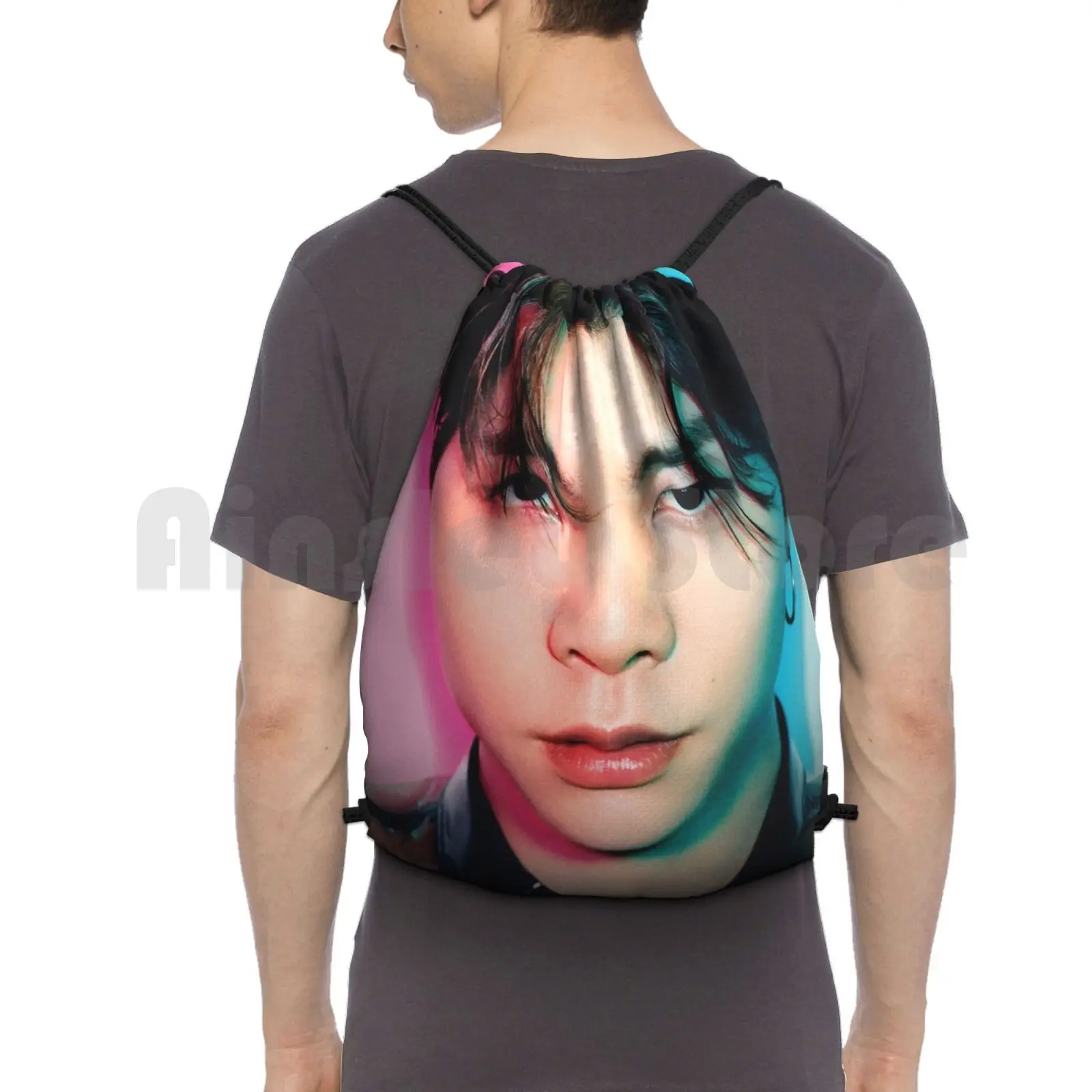 

Регулируемый рюкзак Джонни Nct 127, сумка на шнурке для верховой езды, альпинистского спортзала, Nct 127, обычный необычный Nct 127, обычный несимметричный